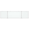 Vidaxl whiteboard magnetisch inklapbaar 200x50x1,7 cm aluminium