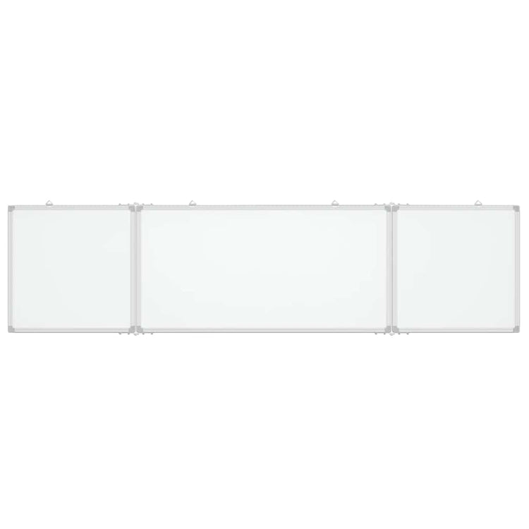 Vidaxl whiteboard magnetisch inklapbaar 200x50x1,7 cm aluminium