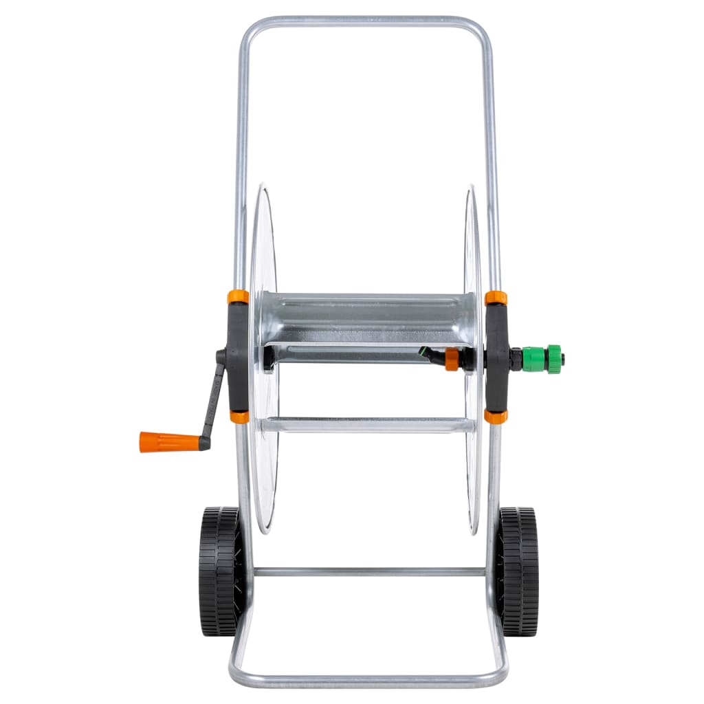 Vidaxl tuinslangkar voor 110 m 1 2 of 80 m 3 4 slang staal