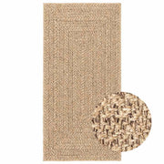 Vidaxl vloerkleed zizur binnen en buiten 60x110 cm jute look - afbeelding 2