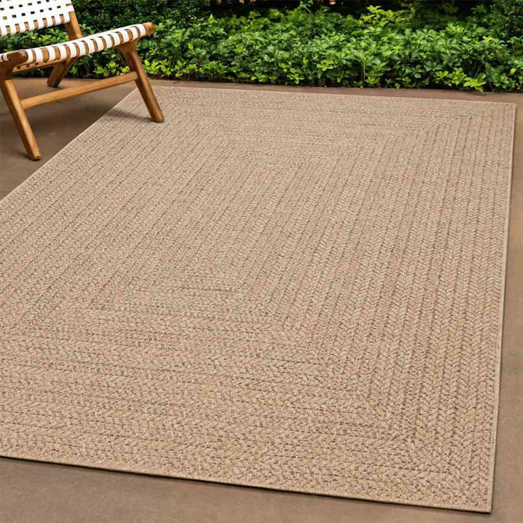 Vidaxl vloerkleed zizur binnen en buiten 60x110 cm jute look