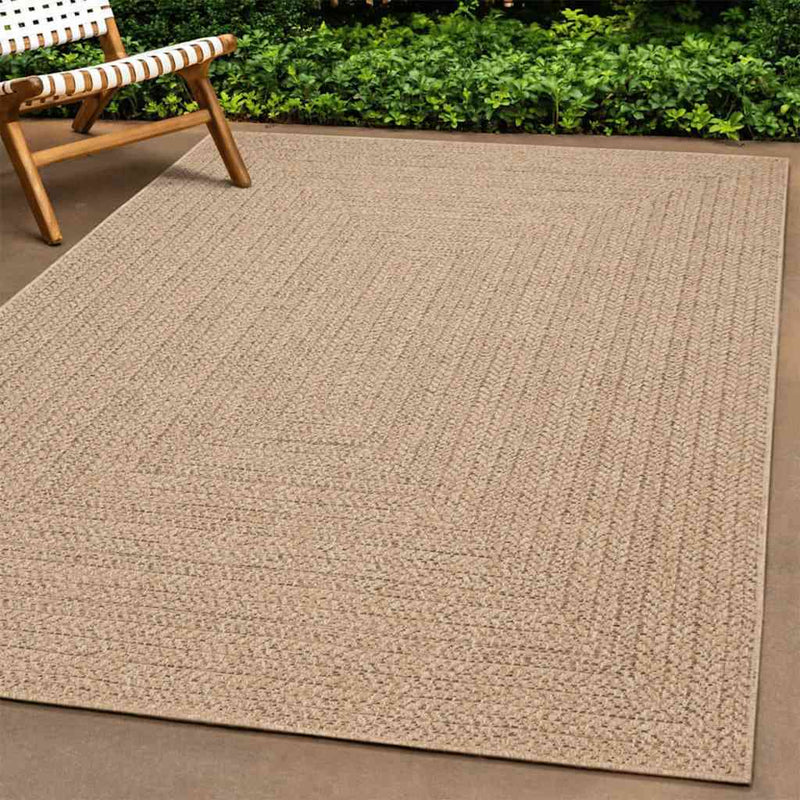 Vidaxl vloerkleed zizur binnen en buiten 80x200 cm jute look