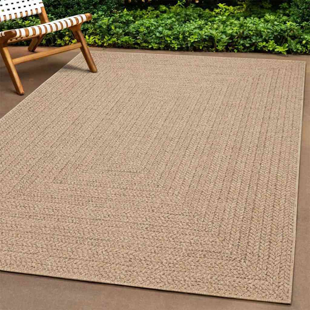Vidaxl vloerkleed zizur binnen en buiten 80x250 cm jute look