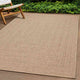 Vidaxl vloerkleed zizur binnen en buiten 80x250 cm jute look