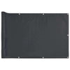 Vidaxl balkonscherm 600x75 cm pvc antracietkleurig