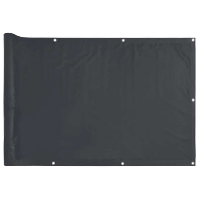 Vidaxl balkonscherm 700x75 cm pvc antracietkleurig