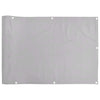 Vidaxl balkonscherm 400x75 cm pvc grijs