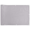 Vidaxl balkonscherm 800x75 cm pvc grijs
