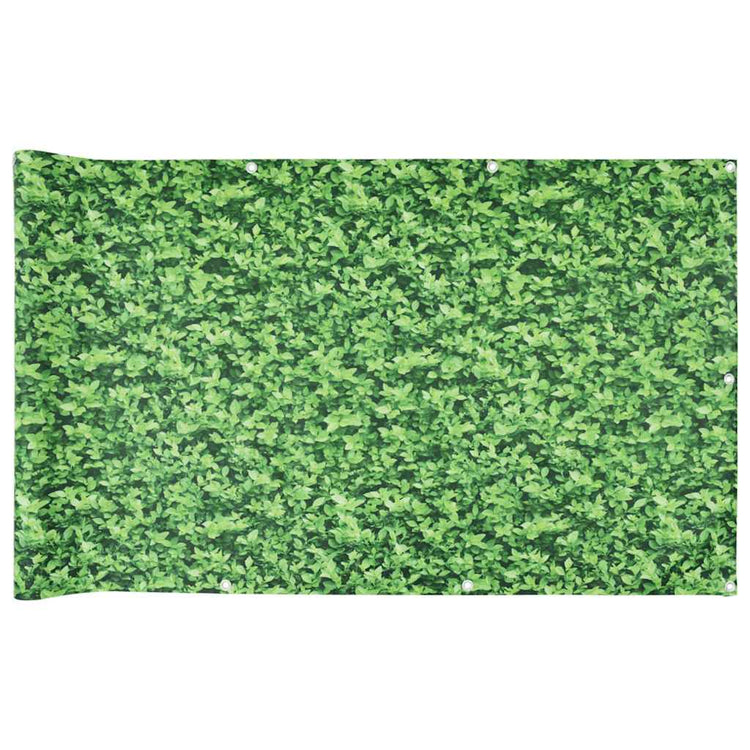 Vidaxl balkonscherm plantpatroon 700x75 cm pvc groen