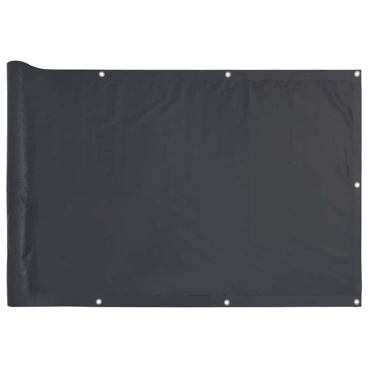 Vidaxl balkonscherm 600x90 cm pvc antracietkleurig