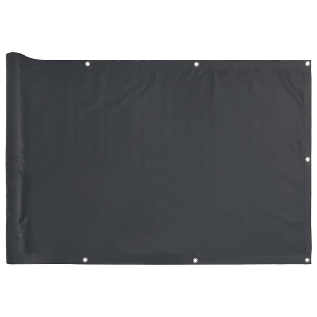 Vidaxl balkonscherm 700x90 cm pvc antracietkleurig