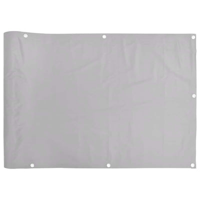 Vidaxl balkonscherm 300x90 cm pvc grijs