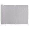 Vidaxl balkonscherm 500x90 cm pvc grijs
