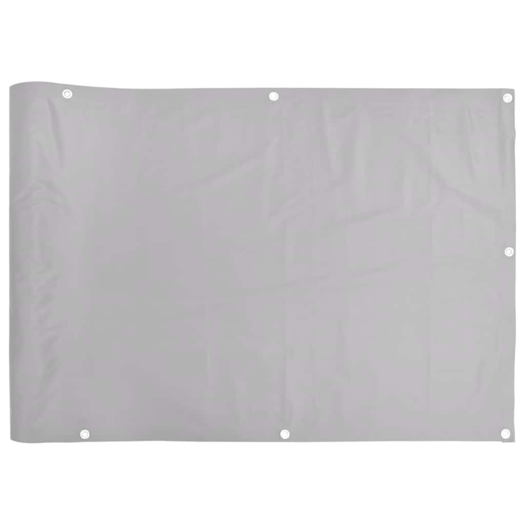Vidaxl balkonscherm 600x90 cm pvc grijs