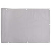 Vidaxl balkonscherm 1000x90 cm pvc grijs