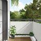 Vidaxl balkonscherm 400x90 cm pvc wit