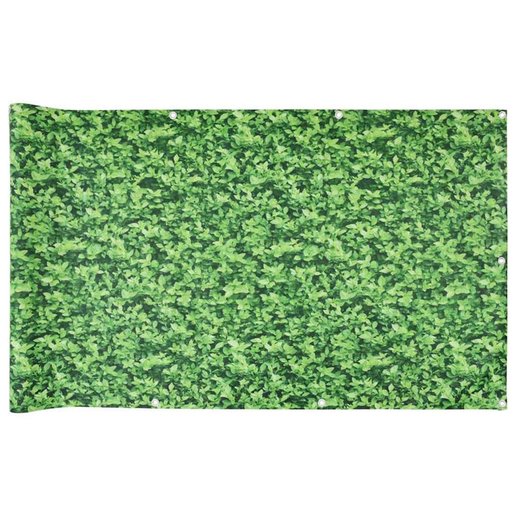 Vidaxl balkonscherm plantpatroon 700x90 cm pvc groen