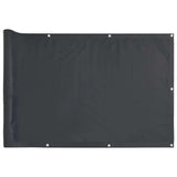 Vidaxl balkonscherm 300x120 cm pvc antracietkleurig - afbeelding 2