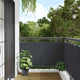 Vidaxl balkonscherm 400x120 cm pvc antracietkleurig