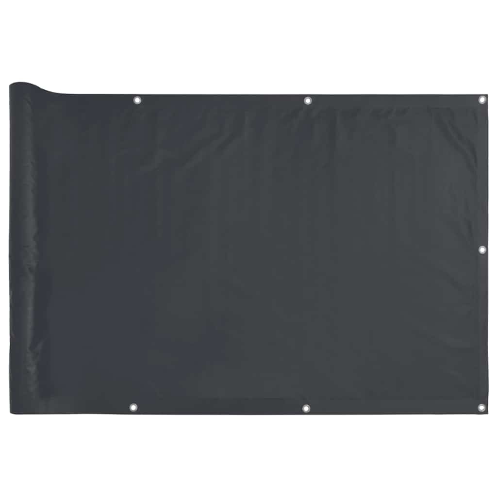 Vidaxl balkonscherm 800x120 cm pvc antracietkleurig