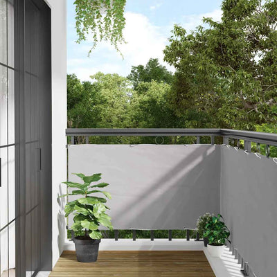 Vidaxl balkonscherm 500x120 cm pvc grijs