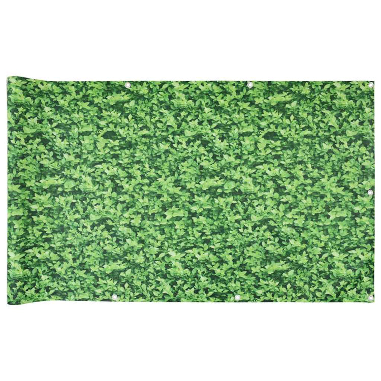 Vidaxl balkonscherm plantpatroon 500x120 cm pvc groen