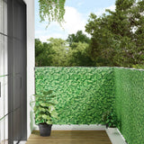 Vidaxl balkonscherm plantpatroon 1000x120 cm pvc groen - afbeelding 1