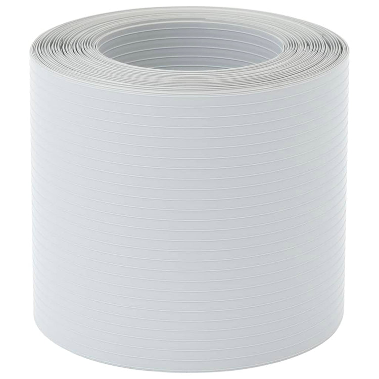 Vidaxl tuinschermen 10 st 252,5x19 m pvc lichtgrijs