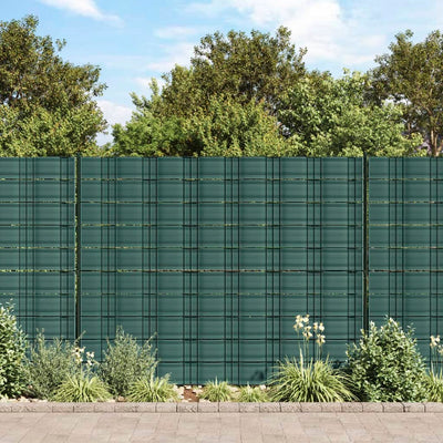 Vidaxl tuinschermen 10 st 252,5x19 m pvc groen