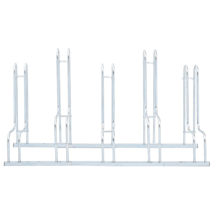 Vidaxl fietsenstandaard voor 5 fietsen vrijstaand gegalvaniseerd staal