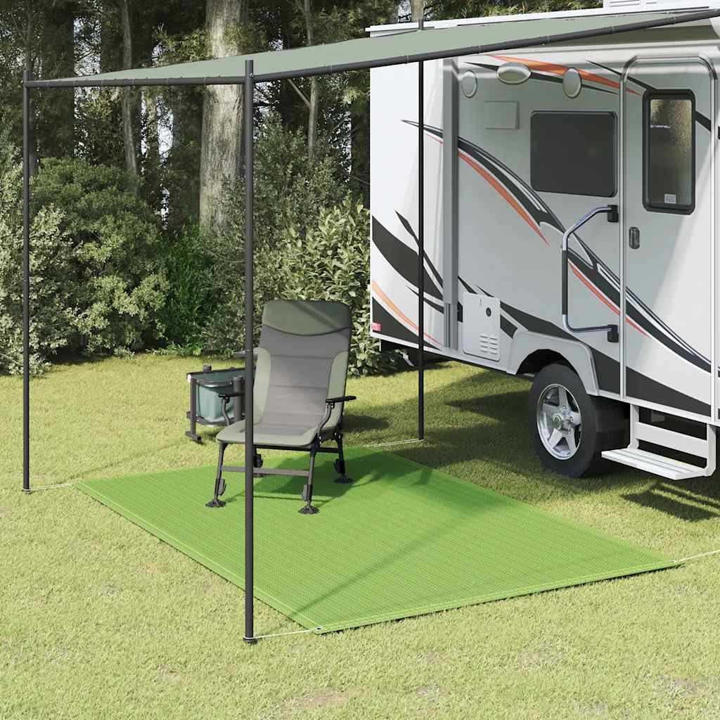 Vidaxl tenttapijt 250x300 cm hdpe lichtgroen