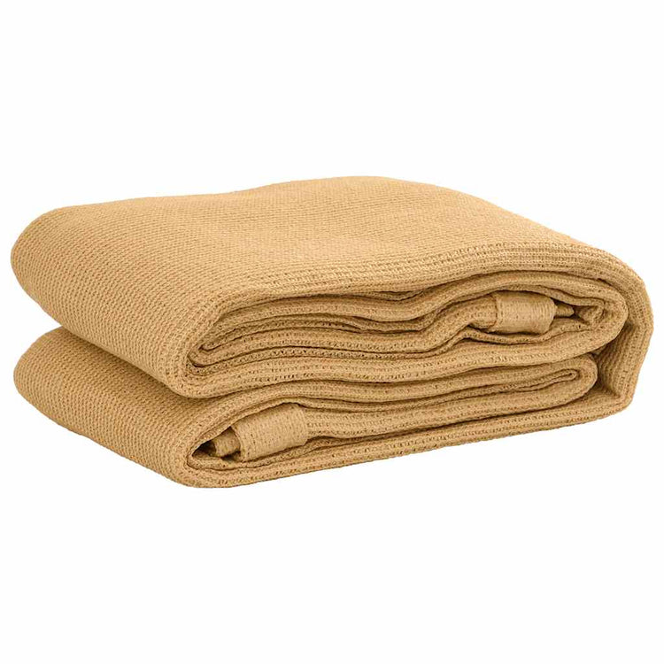 Vidaxl tenttapijt 250x350 cm hdpe zandkleurig