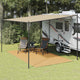 Vidaxl tenttapijt 250x350 cm hdpe zandkleurig