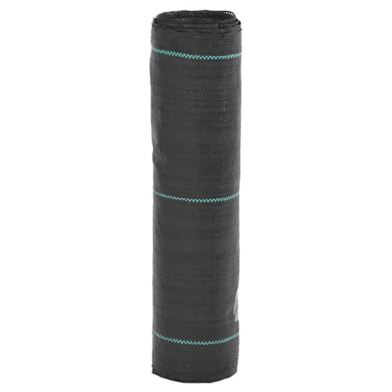 Vidaxl onkruidmembraan zwart 0,5x100 m pp
