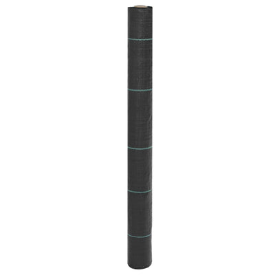 Vidaxl worteldoek 1x5 m polypropeen zwart