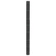 Vidaxl onkruidmembraan zwart 1,5x50 m pp