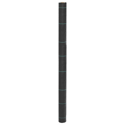 Vidaxl onkruidmembraan zwart 1,5x100 m pp