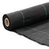 VidaXL Worteldoek 2x100 m polypropeen zwart
