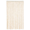 Vidaxl vliegengordijn 118x220 cm chenille beige en wit