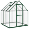 Vidaxl tuinkas met basisframe 169x169x195 cm aluminium groen