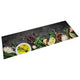 Vidaxl keukenmat wasbaar kruidenprint 60x180 cm fluweel