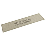 Vidaxl keukenmat wasbaar home-tekst 60x300 cm fluweel - afbeelding 1