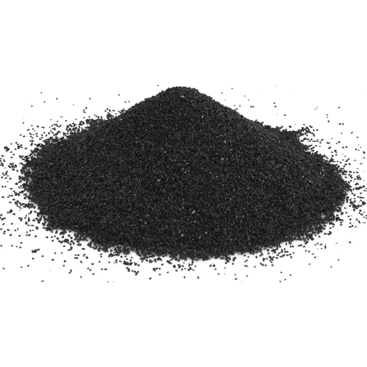Vidaxl aquariumzand 10 kg 0,2-2 mm zwart