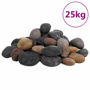 Vidaxl kiezelstenen gepolijst 5-8 cm 25 kg meerkleurig - afbeelding 2