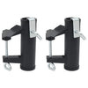 Vidaxl parasolklemmen voor balkon 2 st 25-38 mm staal