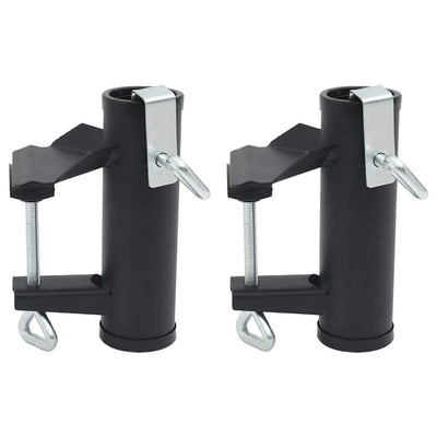 Vidaxl parasolklemmen voor balkon 2 st 25-38 mm staal