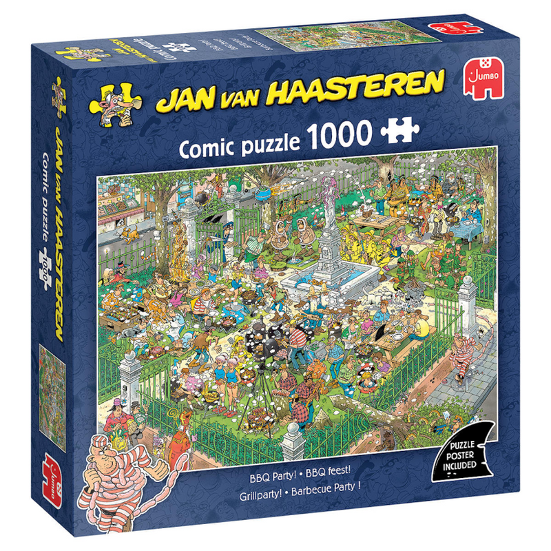 Jumbo puzzel 1000 st. jvh bbq feest!
