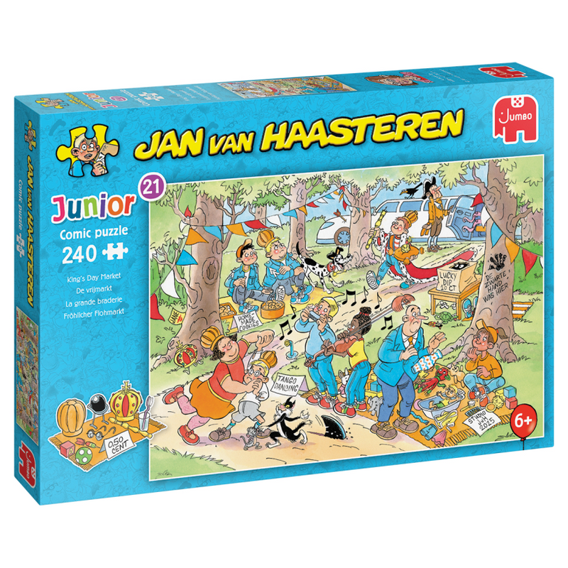Jumbo puzzel 240 st. jvh junior de vrijmarkt