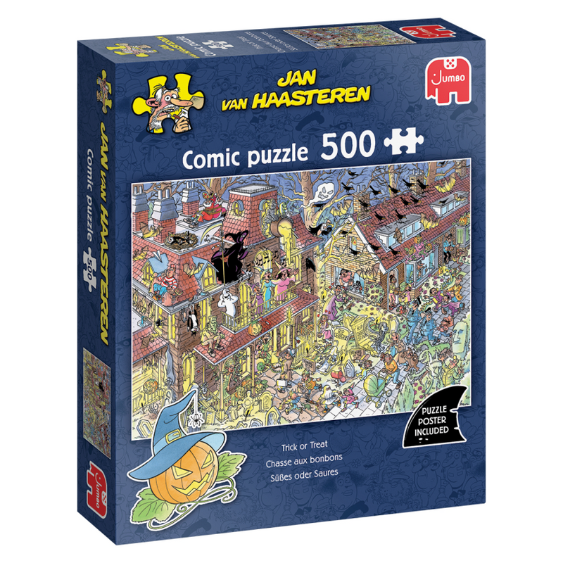 Jumbo puzzel 500 st. jvh trick or treat