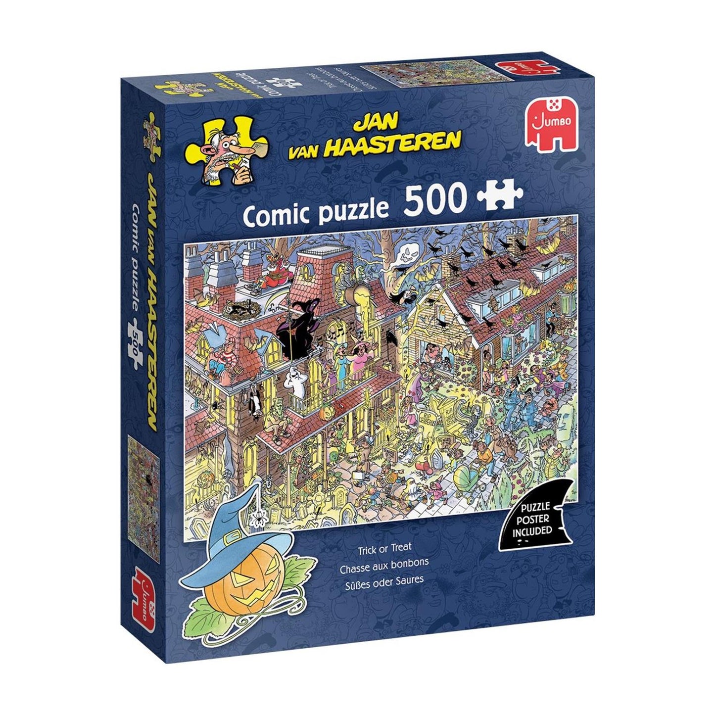 Jumbo jan van haasteren puzzel trick or treat 500pcs